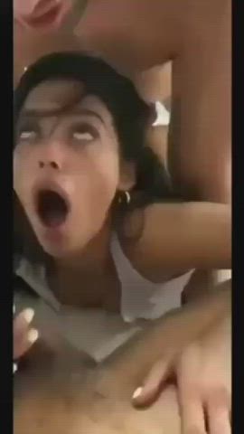 pov plowcam threesome clip