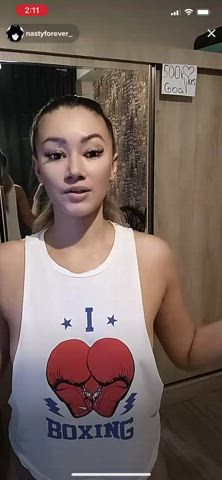 She blessed the live