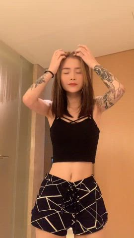 Tattooed babe