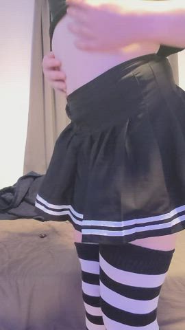 I love the way my cock feels underneath a skirt <3
