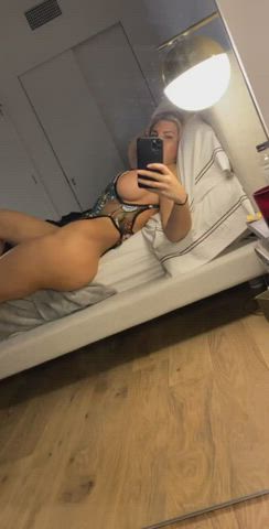 bed sex big tits boobs clip