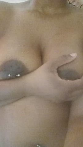 big tits ebony milf nsfw natural tits clip
