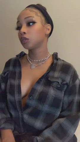 boobs ebony nipple nipple piercing nipples nipslip tiktok clip
