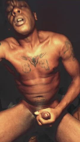 amateur cum cumshot ebony male masturbation masturbating solo clip