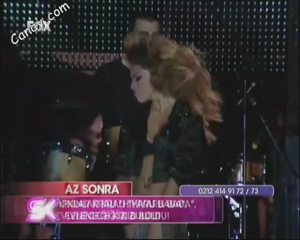 blonde dancing energetic clip