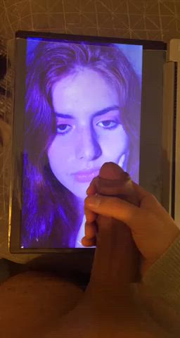 brown eyes cum in mouth cumshot eye contact perky redhead tribute clip