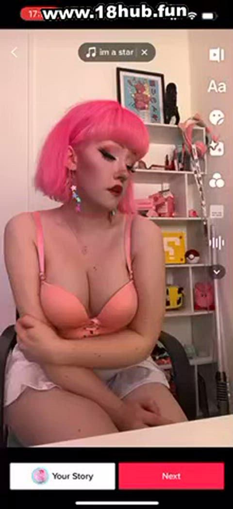 anal big tits boobs double blowjob sex tiktok clip