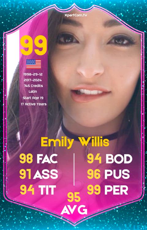 brunette cute emily willis pmv teen vertical clip