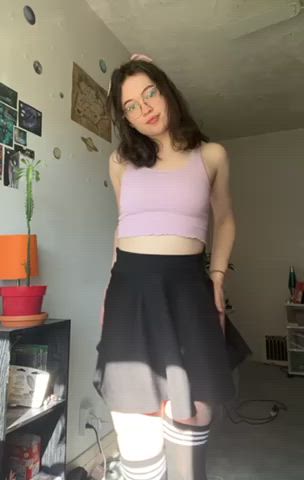 glasses teen tits legal-teens petite clip