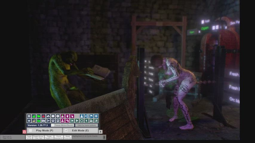 3D Female Torture clip