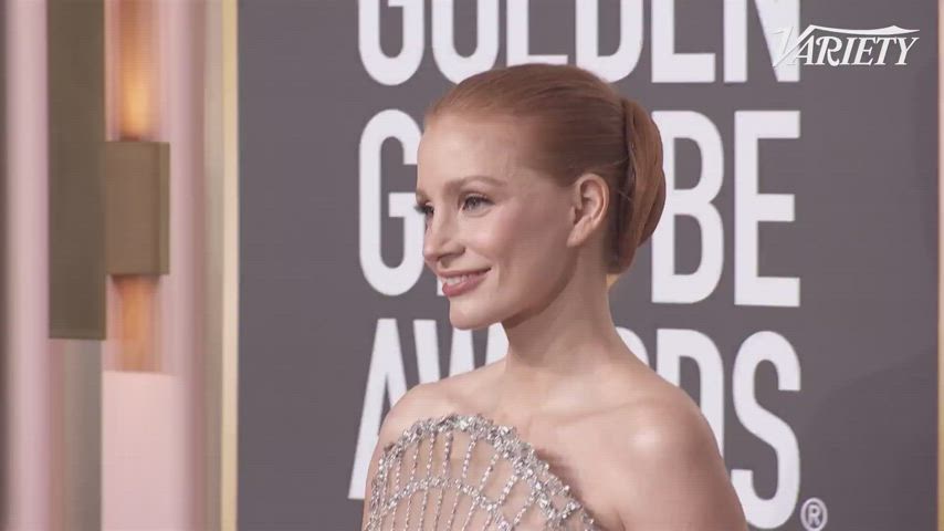 celebrity jessica chastain redhead clip
