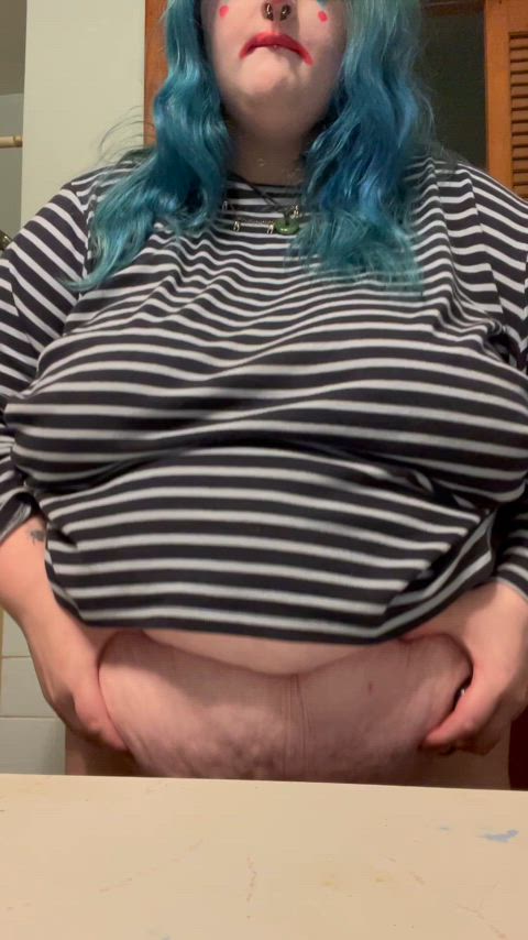bbbw bbw belly button ssbbw belly clip