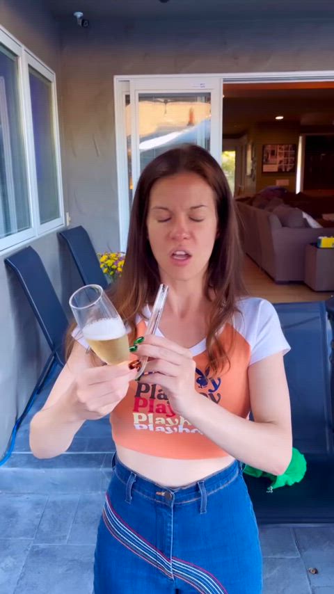 brunette canadian cute clip
