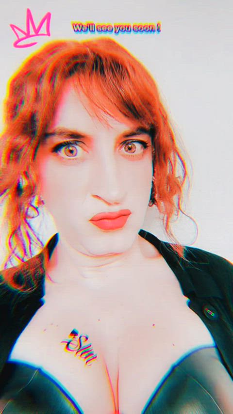 big tits femboy milf pornstar redhead sissy tattoo tits trans wife clip