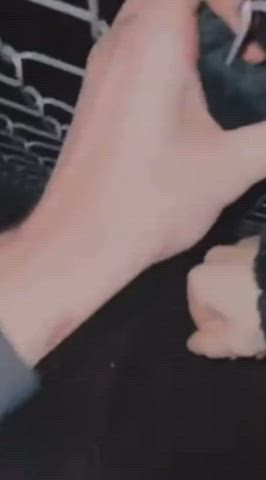 outdoor piss public slapping submissive clip