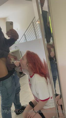 bbc cuckold redhead clip