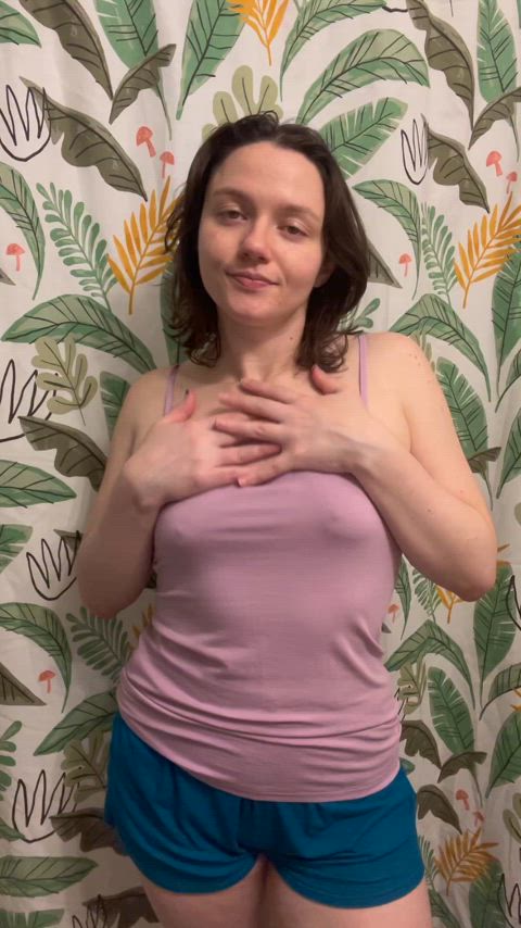 amateur brunette cute natural natural tits perky petite small tits teen adorable-porn
