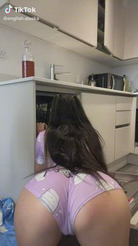 Ass Bending Over Shorts TikTok clip