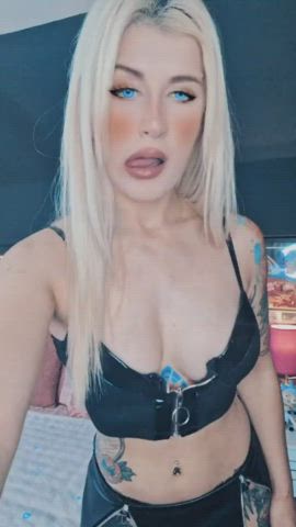 ahegao bdsm big ass big tits blonde cosplay tiktok clip