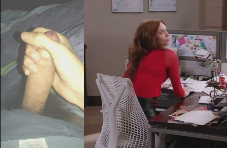 60fps babecock celebrity cock milking karen gillan moaning redhead tribute clip