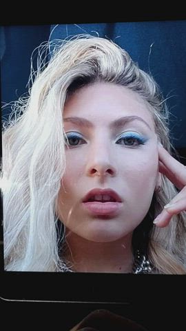 blonde celebrity cumshot ejaculation jerk off tribute clip