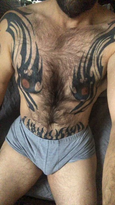 Hairy & inked asf