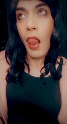blowjob cum swallow lips lipstick oral pretty sex sex doll sucking clip