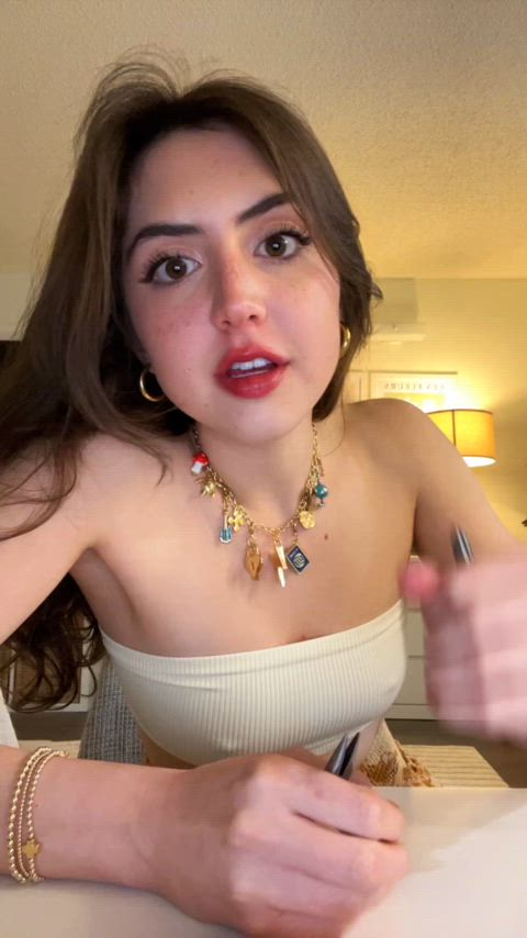 brunette pokies teen tiktok real-girls-on-tiktok clip