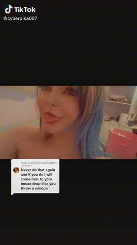 Ahegao Eye Contact Facial Tease TikTok Tongue Fetish clip