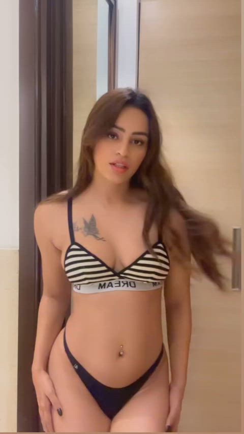 asian bikini bollywood cute dancing desi indian teasing teen tiktok clip