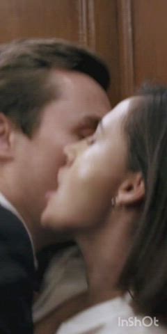 Breast Sucking Elevator Groping Naomi Scott Orgasm clip