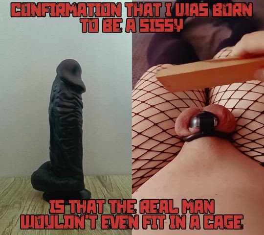 chastity femboy little dick sissy slapping clip