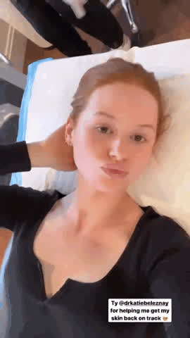 Lips Madelaine Petsch Redhead clip