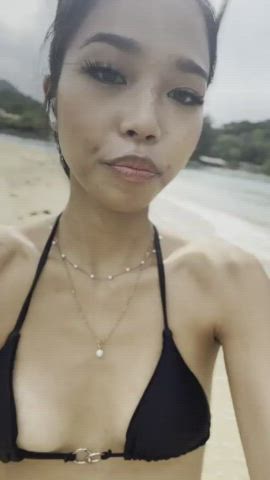 asian bikini glasses nipples petite clip