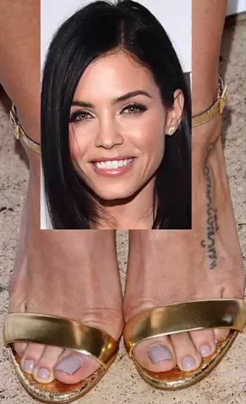 cum on feet cumshot feet fetish jenna dewan clip