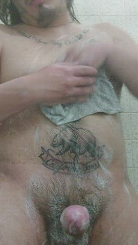 gay shower teasing clip