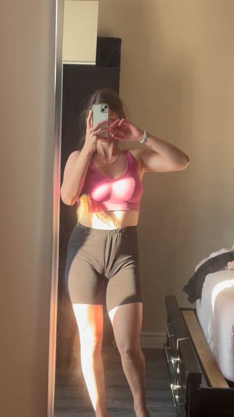 Heading out for a gym session