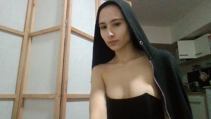 Alt Goth Tattoo Tease Upskirt clip