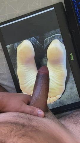 bbc big dick cumshot jerk off soles tribute clip