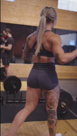 muscles muscular girl muscular milf clip