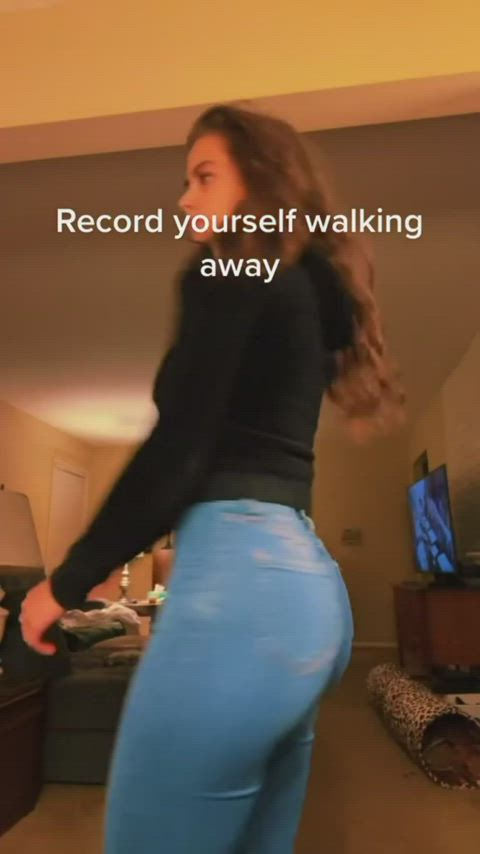bubble butt jeans sexy clip