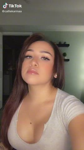 Cleavage Eye Contact Handjob TikTok clip