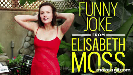 Cleavage Elisabeth Moss JOI clip