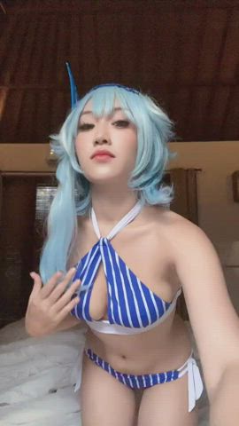 Asian Cosplay Dancing clip