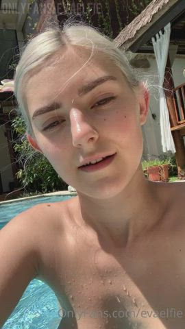 eva elfie pool wet clip