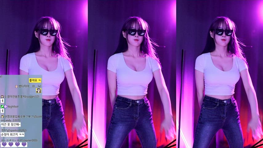 asian big tits dancing korean clip