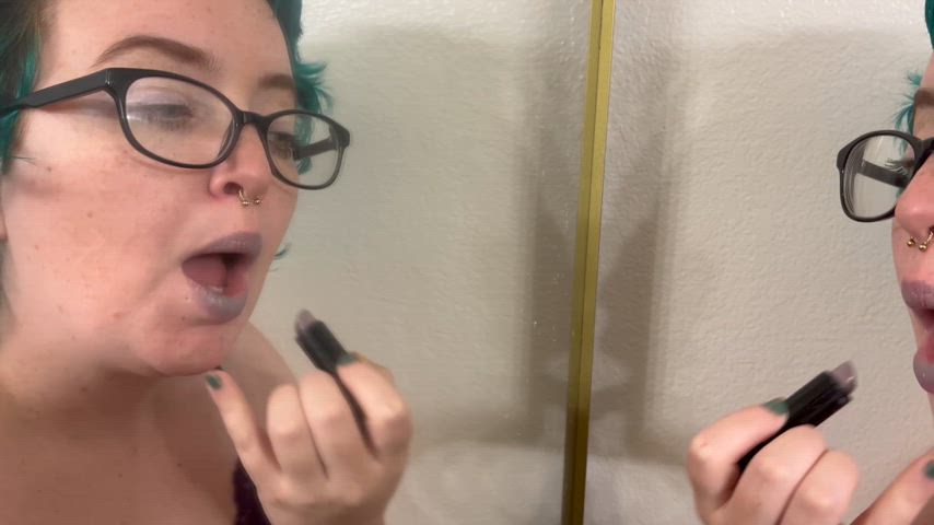 lips lipstick lipstick fetish clip
