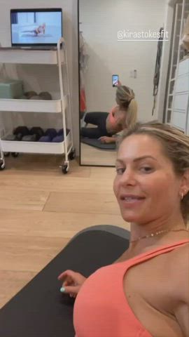 Celebrity Spandex Workout clip