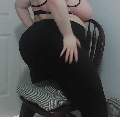 bbw big ass yoga pants clip