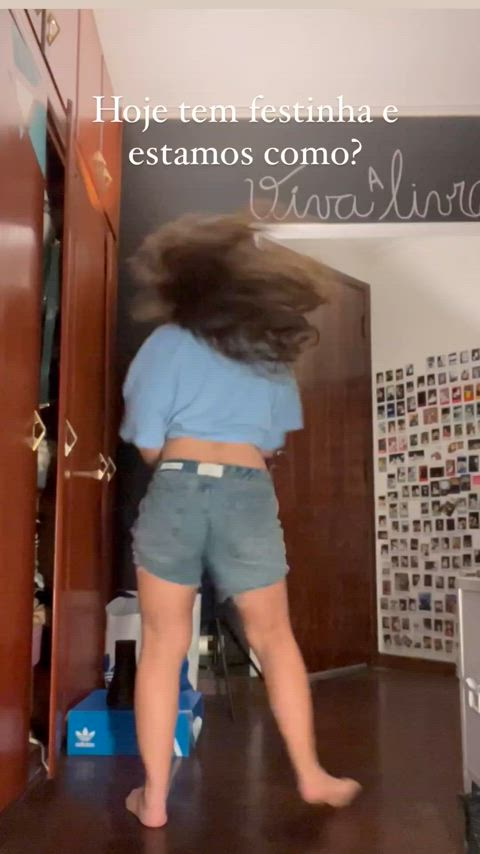 brunette lapdance teen clip
